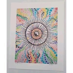 2025 Gwyllm Llwydd  signed Blotter Art Print "Universal‎ Convergance"